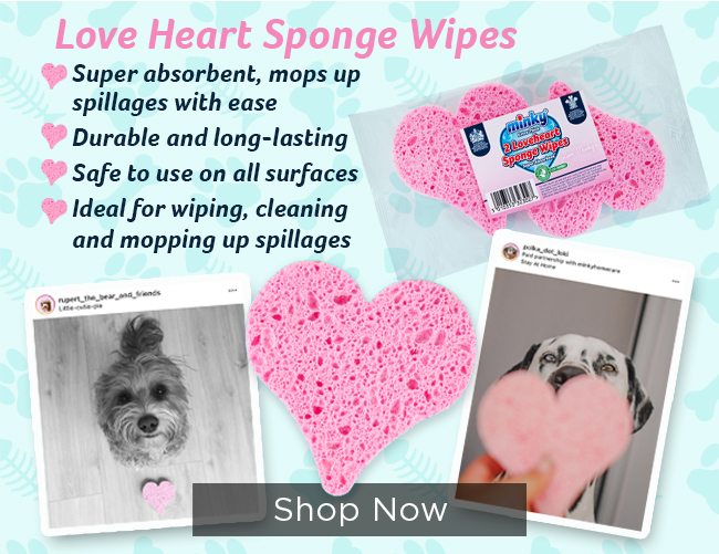 Heart Sponge Wipes