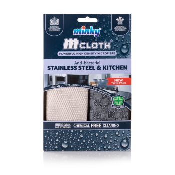M Cloth Anti-Bacterial Stainless Steel & Kitchen Cloth Set