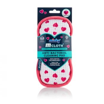 M Cloth Anti-Bacterial Cleaning Pad - Hearts
