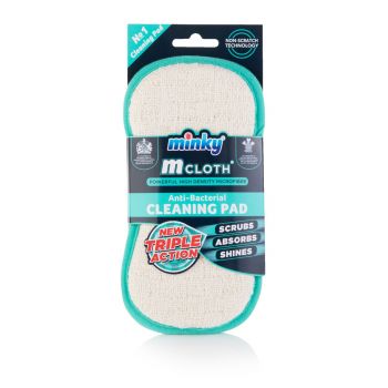 New Triple Action Anti-Bacterial Cleaning Pad - Original Teal