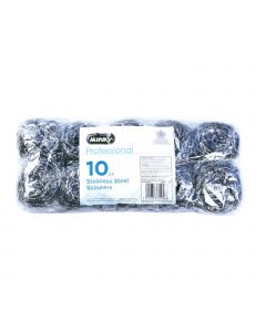 Professional Stainless Steel Scourers 10 pack