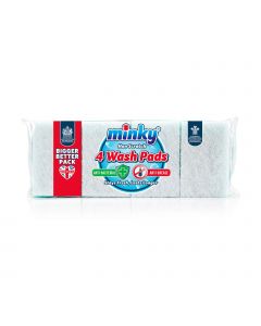 Anti-bacterial &amp; Anti-grease Non Scratch Wash Pads 4PK 