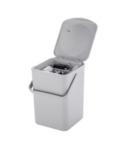 6L Caddy with Tray – Grey with White Tray