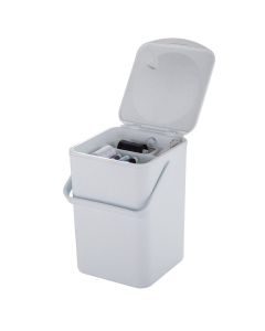 6L Caddy with Tray - Speckled White