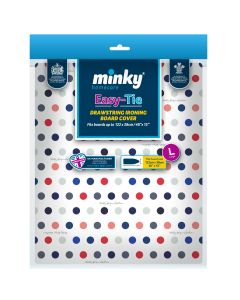 Minky Drawstring Cotton Ironing Board Cover - 122cm x 38cm