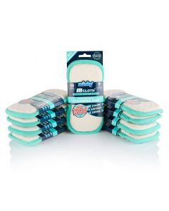 Minky M Cloth Anti-Bacterial Triple Action Cleaning Pad - 9 Pack - Teal Green