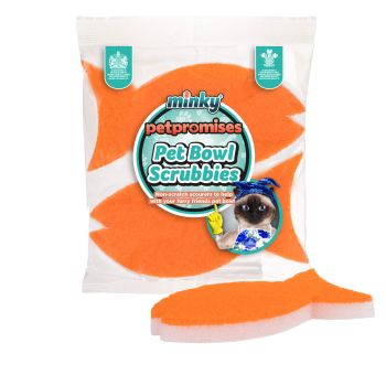 Pet Bowl Scrubbies - 2pk Fish