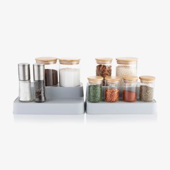 2 Tier Shelf Organisers 2 pack