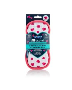 M Cloth Anti-Bacterial Cleaning Pad - Hearts