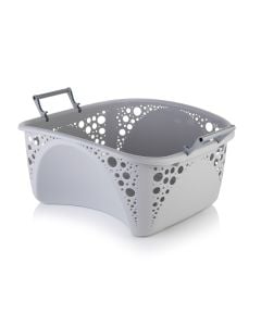 40L Stackable Laundry Basket Grey