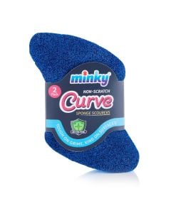 Curve Sponge Scourers 2PK