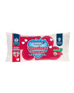 Loveheart Scourers 2pk 